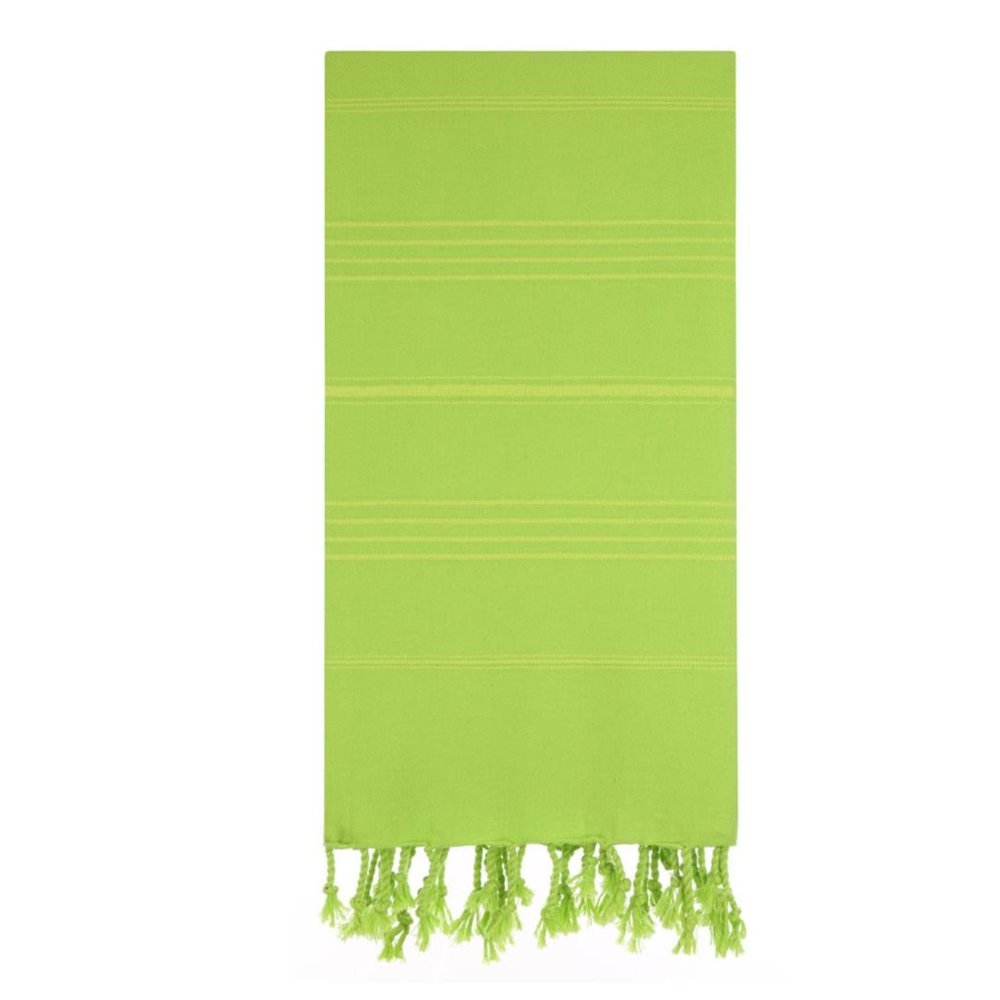 4 Green Beach Bath Towels - 100% Turkish Cotton - Citizens of the Beach